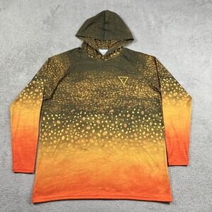 Seatec Outfitters Hoodie Shirt Mens XL Sun Fishing Made in USA Performance